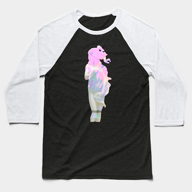 Vapor Angel Baseball T-Shirt by Huxley